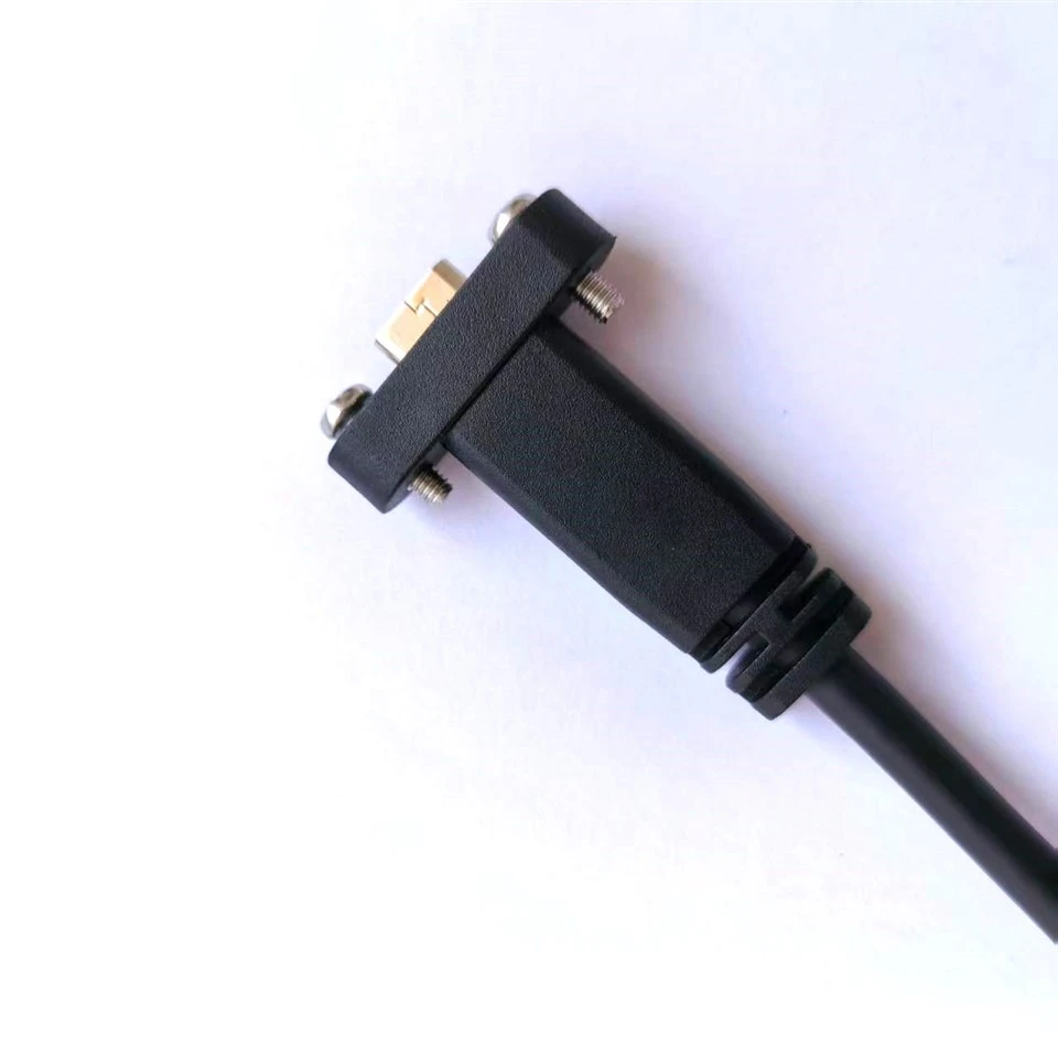 Industrial Panel Mount USB C Cable Right Angle factory